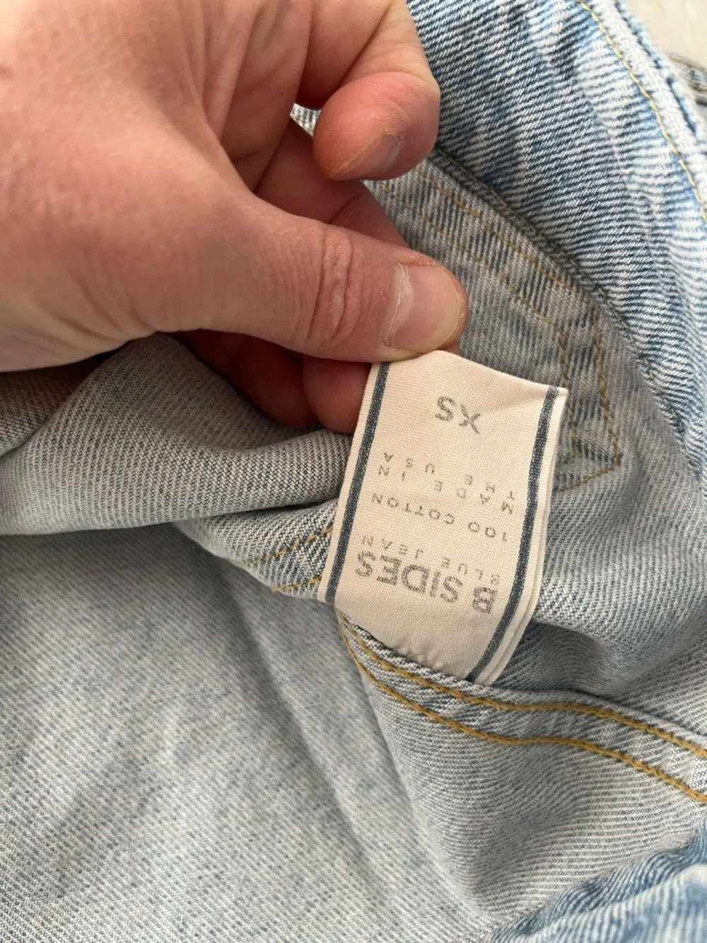 B SIDES Light Blue Denim Jeans - Picture 4 of 6